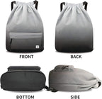 Waterproof Drawstring Bag, Gym Bag Sackpack Sports Beach Backpack - Image 2