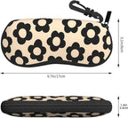 Watercolor Orca Whale Glasses Case Neoprene Portable Zipper Eyeglass Bag - Image 3