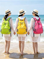 Geboldil Men's and women's waterproof backpack traveling backpack fuchsia - Image 8