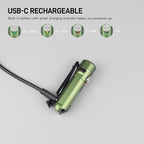 ThruNite Ti Mini Keychain Flashlight, USB-C Rechargeable EDC Pocket Light - Image 7