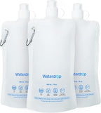 Waterdrop 16 oz Collapsible Water Pouch by Waterdrop