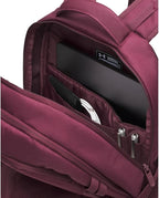 Under Armour Unisex Hustle 6.0 Backpack Dark Maroon/Dark Maroon One Size - Image 3