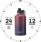 Navigate 64 oz Insulated Stainless Steel Sports Water Bottle - Image 2