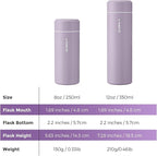【Upgraded】Exllena Small Insulated Water Bottle 12 oz/350ml– Mini Insulated - Image 6