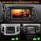 AWESAFE Android 13 Car Stereo for Jeep Compass 2017 2018 2019 2020, GPS - Image 3