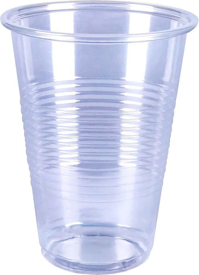 Amazon Basics Disposable Clear Plastic Cups - Image 2