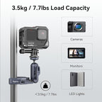 SMALLRIG Camera Mount Clamp, Ballhead Magic Arm and Adapter - Image 2