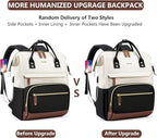 Focdod Laptop Backpack for Women, 17 Inch Work Business Backpacks Purse - Image 8