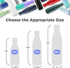 Volhoply 17oz Insulated Stainless Steel Water Bottle, Double Wall Vacuum Flask - Image 2
