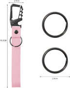 Metal heavy duty key chain carabiner clip bottle opener wrist lanyard ring car - Image 2