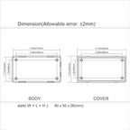 LeMotech Project Box 10 Pieces ABS Plastic Electrical Project Case Small - Image 7