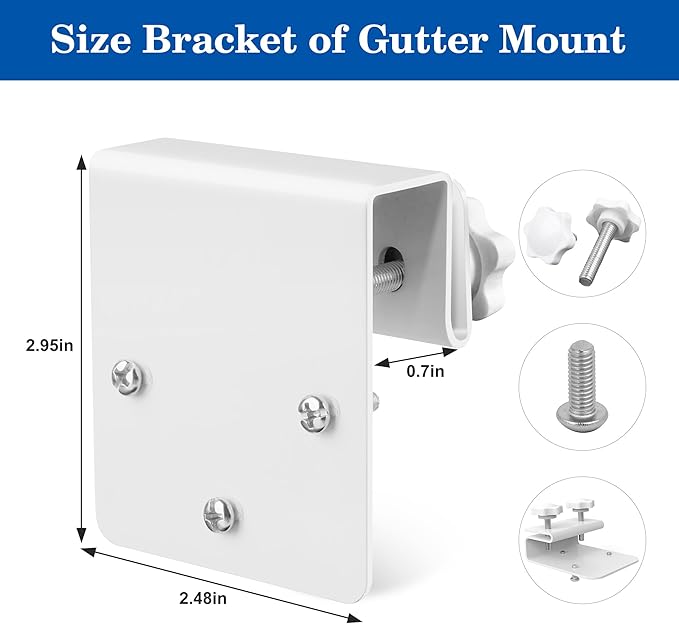 Gutter Mount Bracket for Eufy Security SoloCam S340/E30/E42 and 4G LTE Cam S33 - Image 5