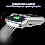 Mudder LED Clip on Cap Lights USB Rechargeable Cap Flashlight Clip Waterproof - Image 4
