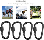 Locking Carabiner Clip, Vonpri 3 Inch D Ring Clips Spring Snap Key Chain Hook - Image 3