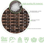 240 Ft Wicker Repair Kit, Plastic Wicker Repair Supplies, Gradient Dark Brown - Image 7