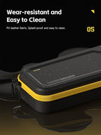 Hagibis Electronic Organizer Traveling Case Bag EVA Hardshell PU Portable - Image 6