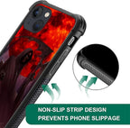 for iPhone 13 Case, Death by The Red Moon Pattern Graphic Design Girl Boy Soft - Image 4