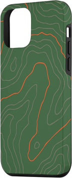 Backcountry Topo Guide Orange Lines Topographical Map Case - Image 2