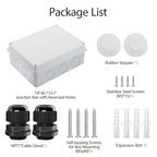 LeMotech Junction Box, Electrical Box IP65 Water Resistant Dustproof ABS - Image 7