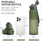 TakeToday Collapsible Water Bottles 32oz, Foldable Travel Water Bottle - Image 3