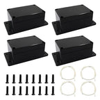 2 Pack Junction Boxes, 4 x 2.7 x 2 Inch IP65 Waterproof Project Box, ABS by HARSKIYER