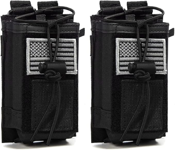 Molle Radio Pouch Tactical Radio Holder Case Radio Holster Bag Military Heavy by ZWEHKD