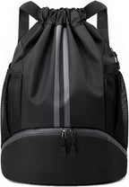 JELUTAR Drawstring Backpack Gym Bag by JELUTAR