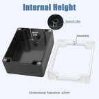 LeMotech Junction Box with Clear Cover IP65 Waterproof Project Box Dustproof - Image 3