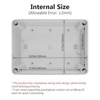 LeMotech Junction Box IP67 Waterproof Dustproof ABS Plastic Project Box - Image 3
