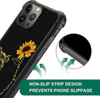 for iPhone 15 Pro Max Case, Pig Sunflower Yellow Sunshine Pattern Graphic - Image 6