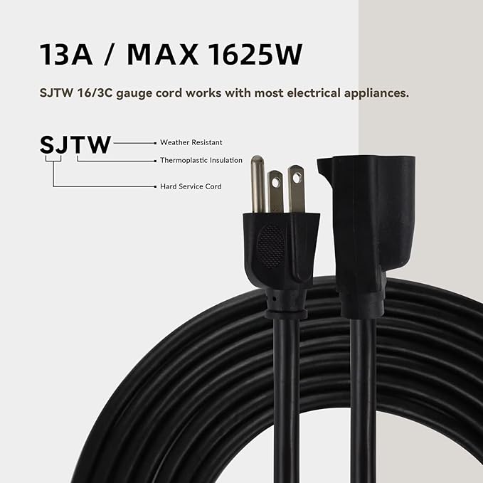50ft Outdoor Extension Cord - Image 6