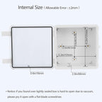 ABS Plastic Dustproof Waterproof IP65 Junction Box Hinged Shell Universal - Image 4