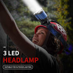 BORUIT B21 Headlamp Rechargeable, LED Super Bright Head Lights - Image 8
