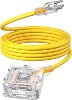 DEWENWILS 15FT Outdoor Heavy Duty Extension Cord, 14 AWG SJTW Power Cord by DEWENWILS