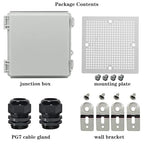 Zulkit Junction Box, IP67 Waterproof Electrical Box Hinged Cover Stainless - Image 6