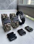 Paracord Bracelet Clips, Quick Release Belt Buckle Metal Shackle Lock - Image 3