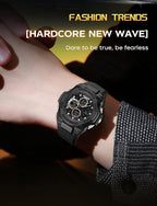 FANMIS Mens Military Multifunction Digital LED Watch Electronic Waterproof - Image 3