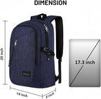 Mancro 17.3 in Business Laptop Backpack - Image 4