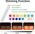Diomart 48 LED Under Cabinet Lighting Wireless, 15 Colors Changeable - Image 6
