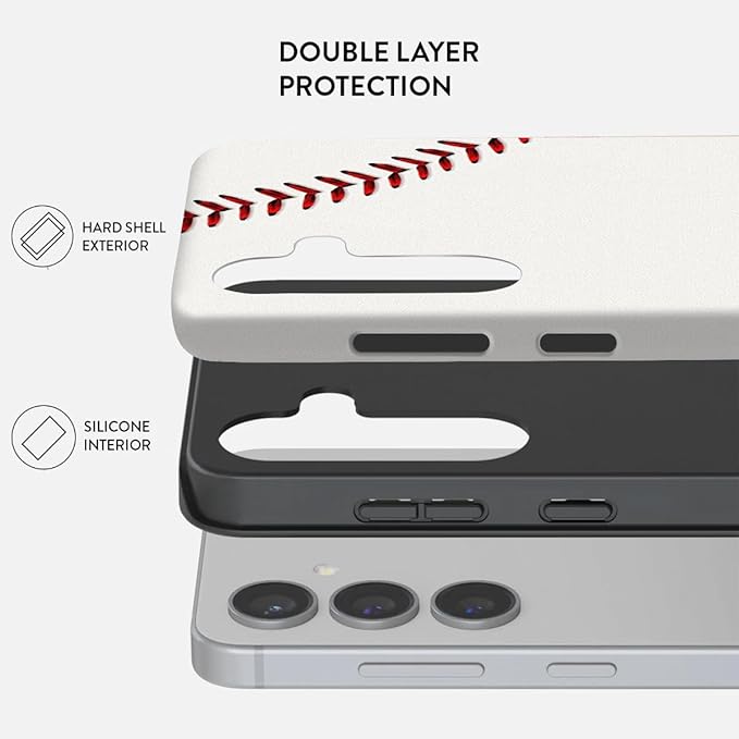 Compatible for Samsung Galaxy S25 FE 5G Case, Dual Layer Heavy Duty 2 in 1 - Image 2