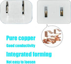 in Door Extension Cord 6FT 2 Prong Extension Cord Brown - Image 3