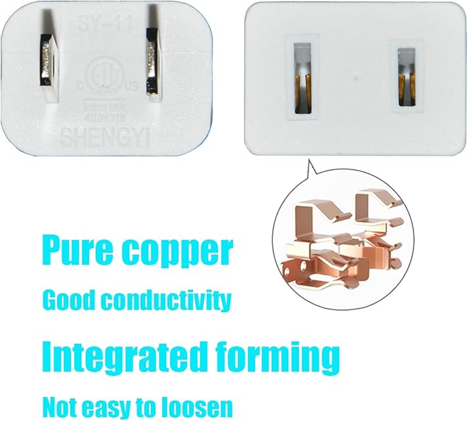 Brown Extension Cord 10FT Flat Extension Cord - Image 2
