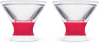 HOST Freeze Insulated Martini Cooling Cups, Plastic Freezer Gel Chiller Double - Image 7