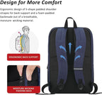 MAXTOP Deep Storage Laptop Backpack Business Anti-theft Backpacks College - Image 3