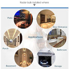 Motion Sensor Light Socket, PIR Motion E26 Screw Bulb Adapter, Adjustable Auto - Image 5