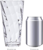 US Acrylic Optix Plastic Reusable Drinking Glasses 26oz Iced-Tea Cups in Clear - Image 6