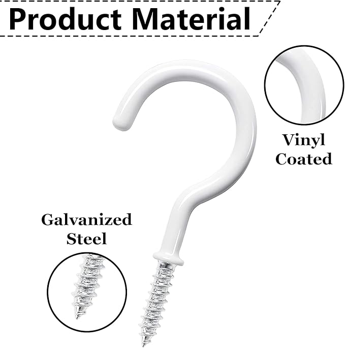 12 Pcs Ceiling Hooks for Hanging Plants - Image 8