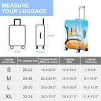 ANNA QUEEN Worldwide Travel Airplane Luggage Cover, Stretchable Suitcase - Image 7