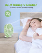 TriPole USB Desk Fan Mini Portable Fan, 3 Speeds Strong Breeze Small Electric - Image 4