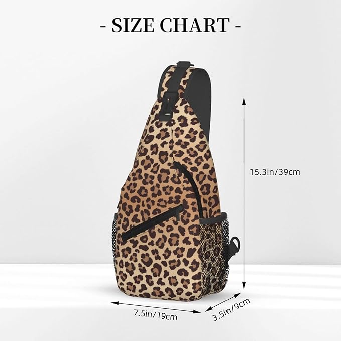 Leopard Print Crossbody Sling Bags - Image 2